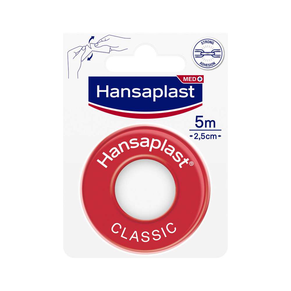 Produktabbildung Hansaplast Fixierpflaster, Classic, 5 m x 2,5 cm