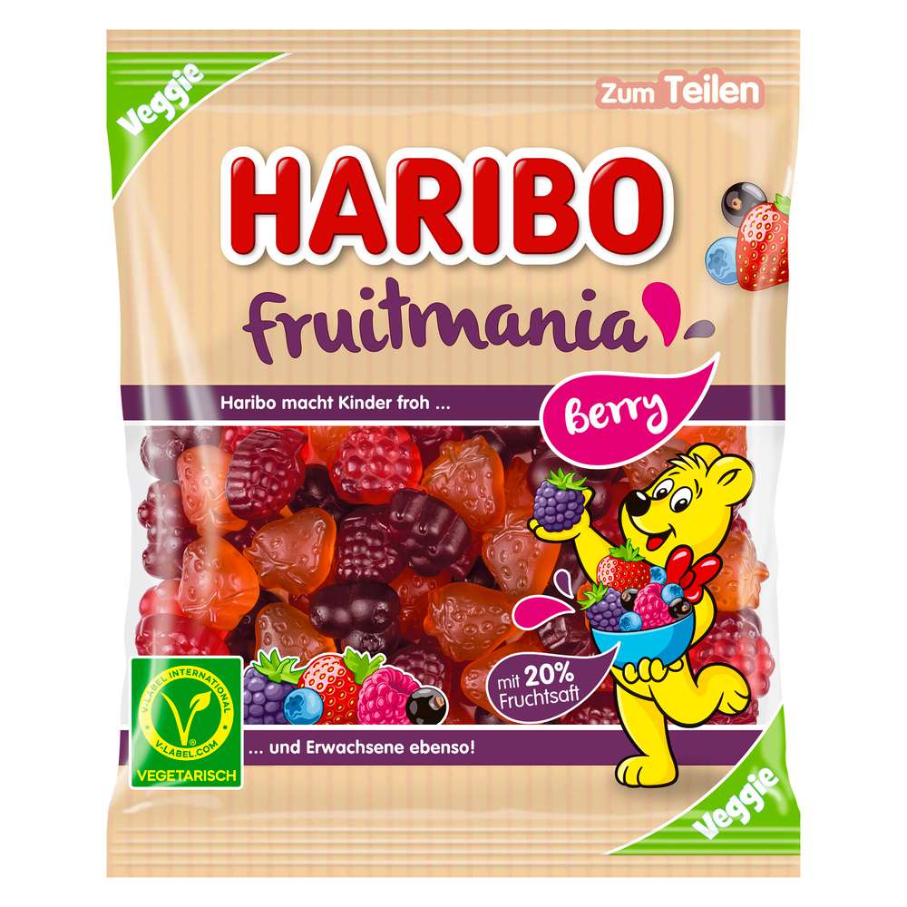 Produktabbildung Haribo Fruchtgummi Fruitmania Berry