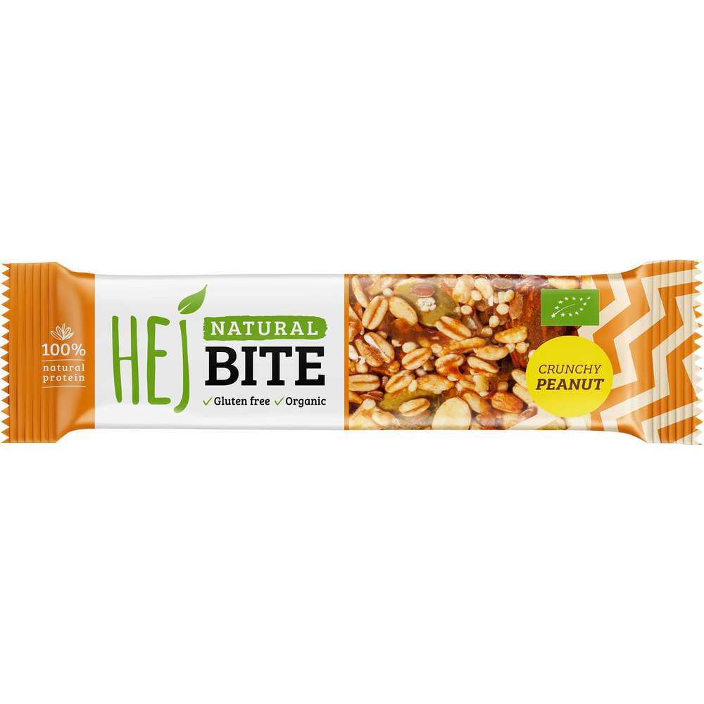 Produktabbildung hej Protein-Riegel, Crunchy Peanut