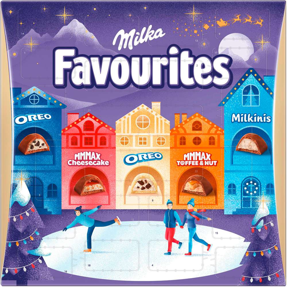 Produktabbildung Milka Adventskalender Favourites