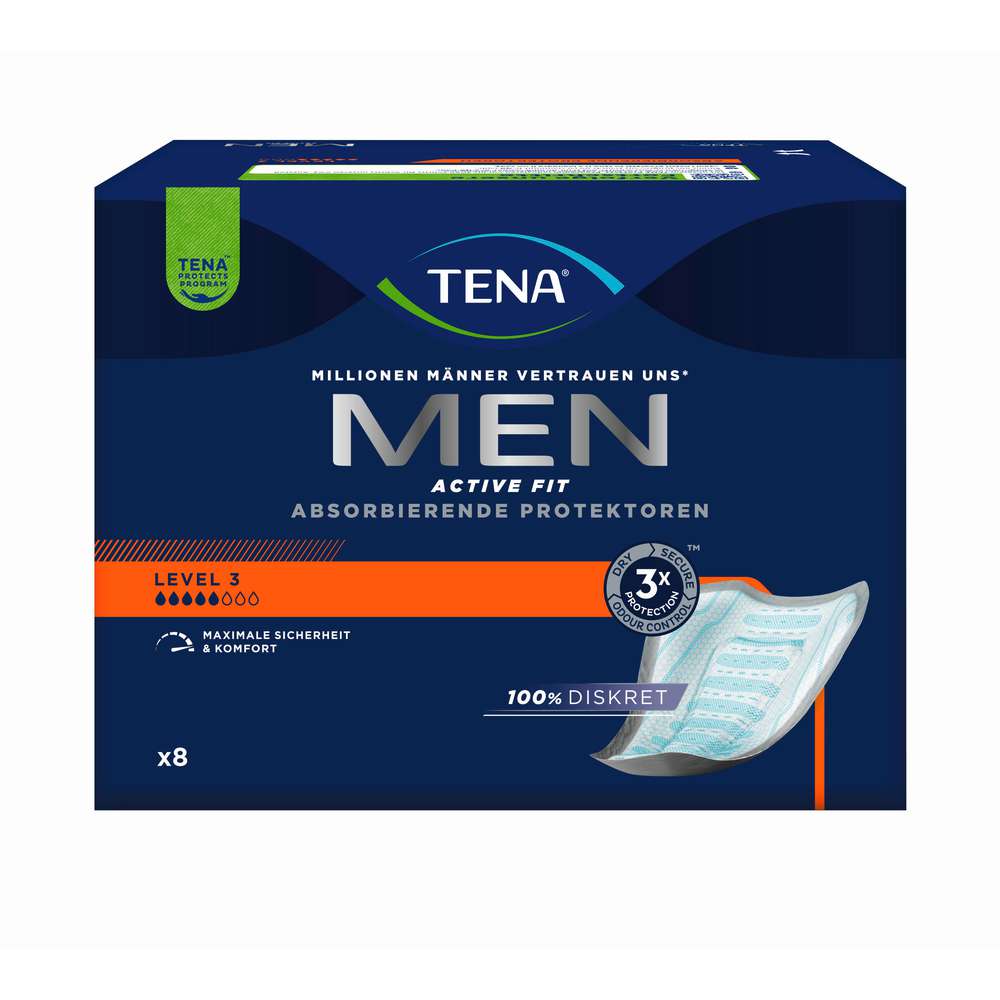 Produktabbildung Tena Inkontinenz Einlage für Männer - 8 Stück