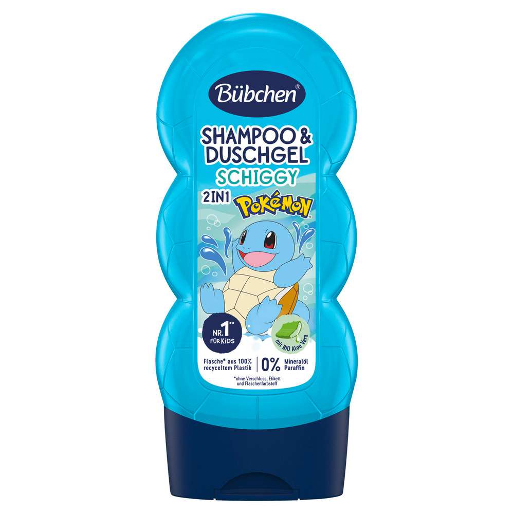 Produktabbildung Bübchen Kids, 2in1 Shampoo & Duschgel, Pokémon Schiggy