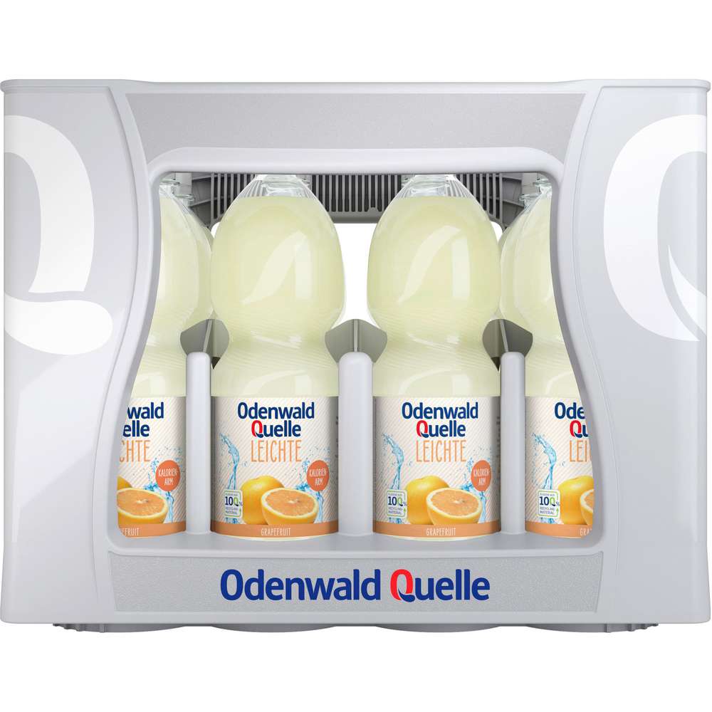 Produktabbildung Odenwald Quelle Leichte Grapefruit Limonade, kalorienarm (12x 1,000 Liter)