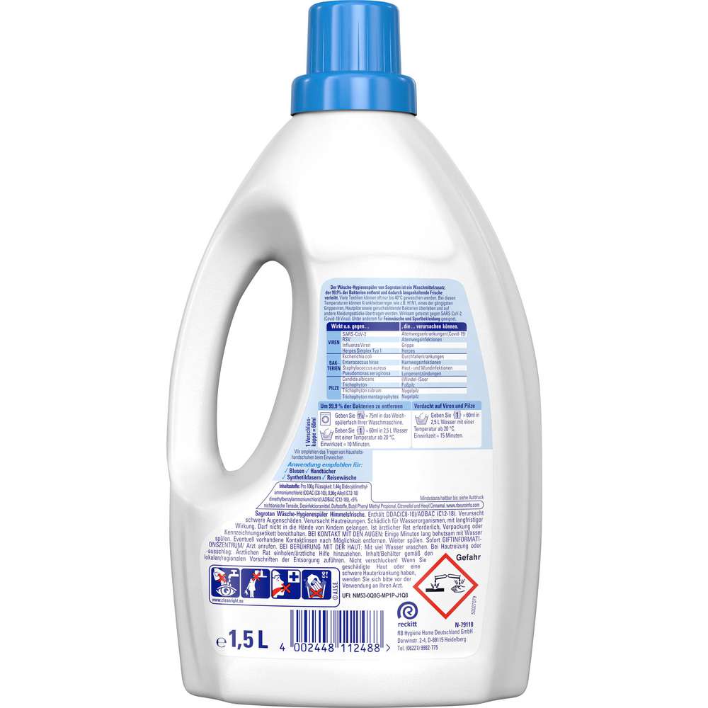 Produktabbildung Sagrotan Wäsche Hygienespüler, Frisch