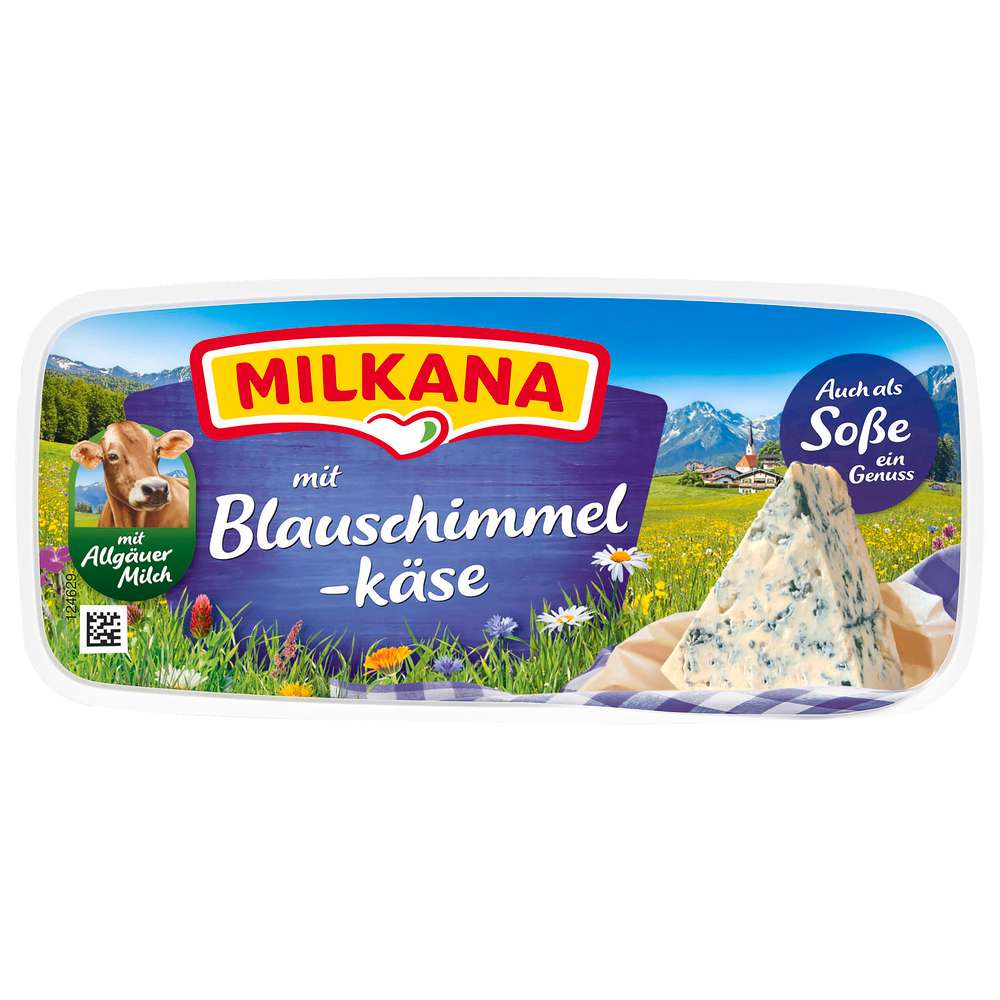 Produktabbildung Milkana Schmelzkäse Blauschimmel
