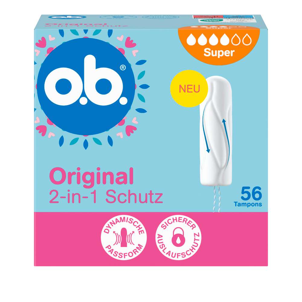 Produktabbildung o.b. Tampons Original, Super