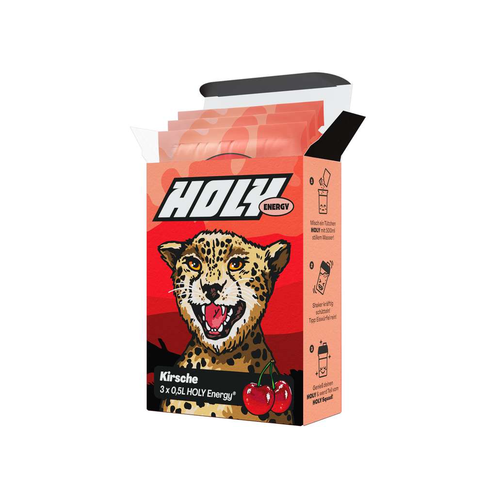 Produktabbildung HOLY Energy Pulver 3er Box Kirsche