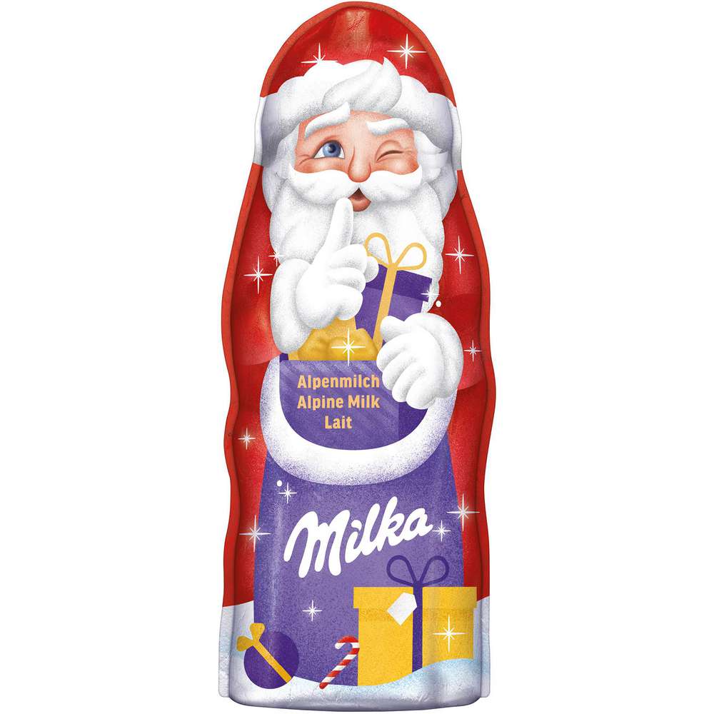 Link zu Milka Schokoladen-Weihnachtsmann, Vollmilch