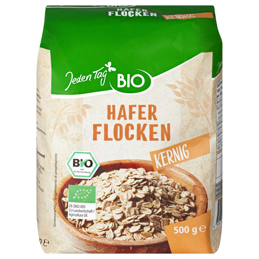 Produktabbildung Jeden Tag Bio Haferflocken kernig