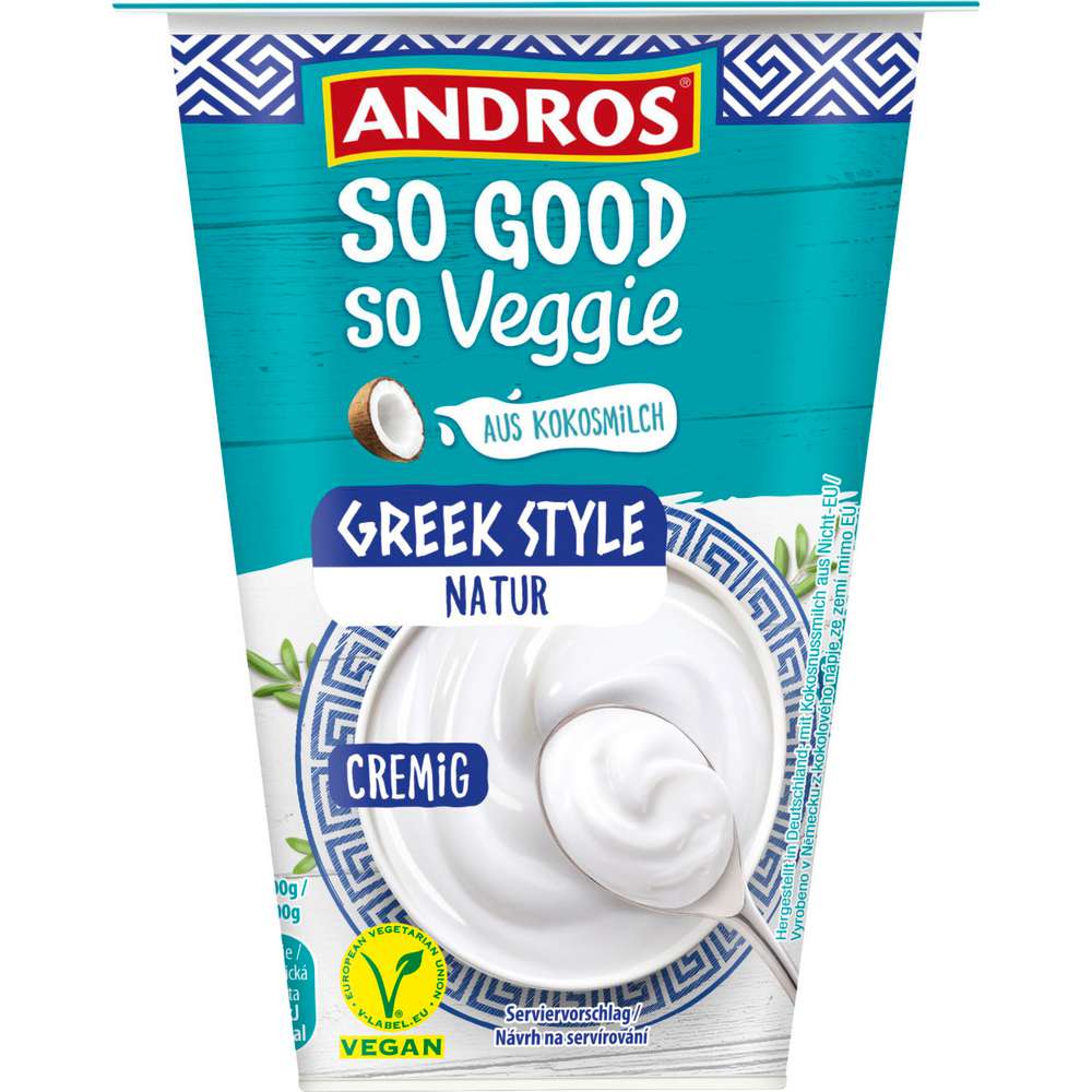 Produktabbildung Andros So Good So Veggie Joghurt, Greek Style, Natur