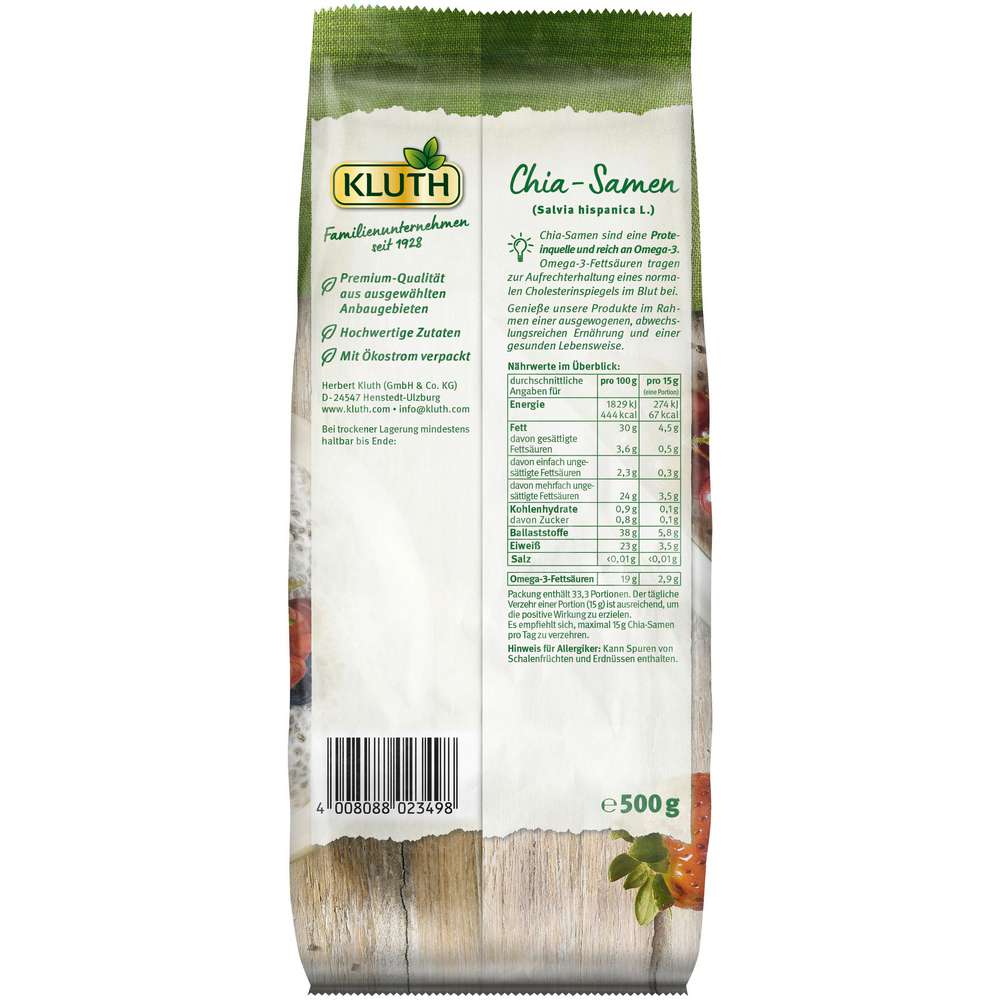 Produktabbildung Kluth Chia Samen