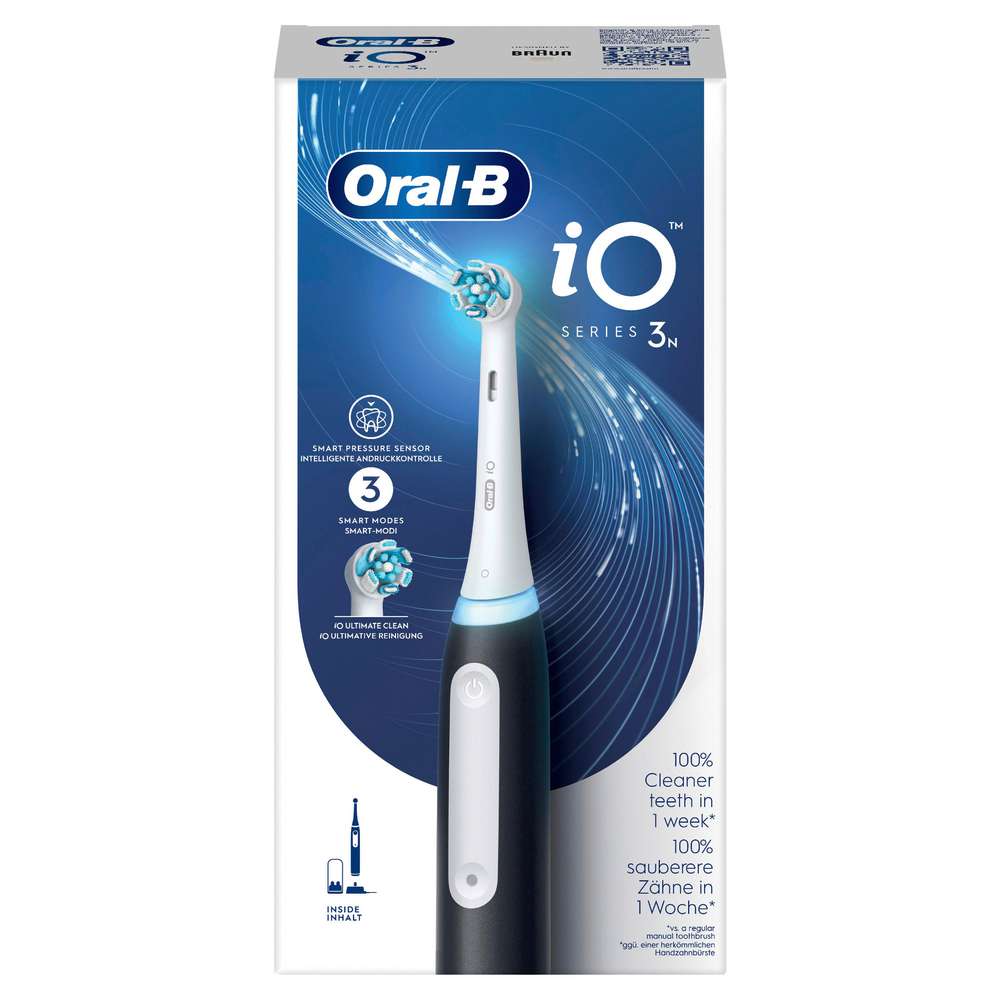 Produktabbildung Oral-B Elektrische Zahnbürste iO3, Matt Black