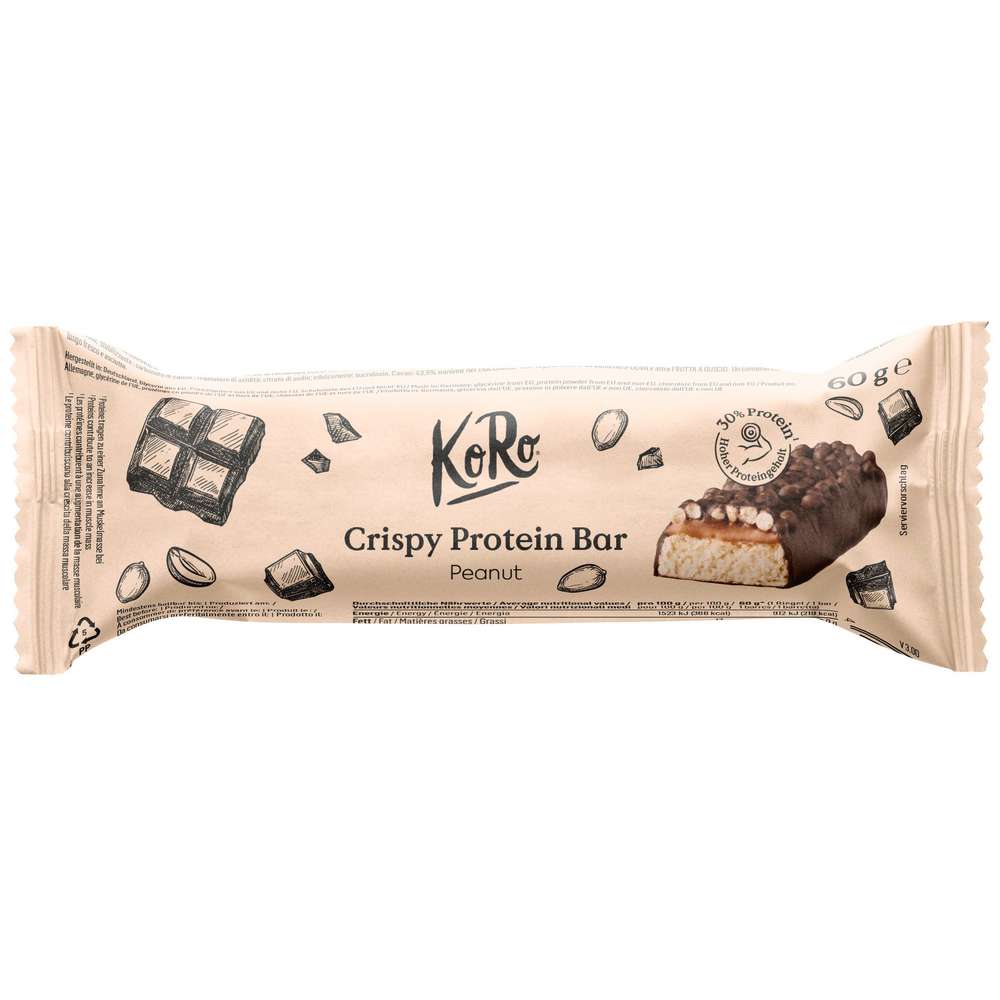 Produktabbildung KoRo Crispy Protein Regel Erna Peanut