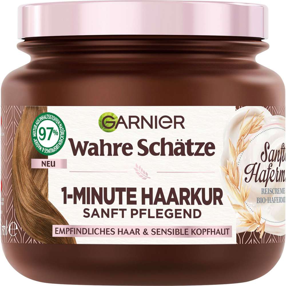 Produktabbildung Garnier Wahre Schätze Haarkur, Hafermilch
