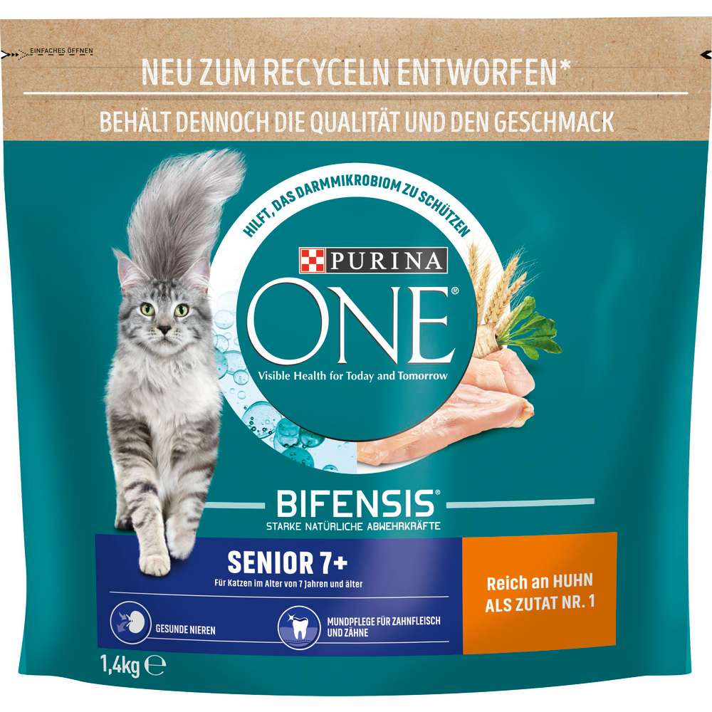 Produktabbildung Purina Katzen-Trockenfutter One, Huhn Senior