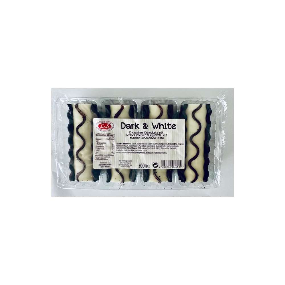 Produktabbildung L&S Kakaokeks, Dark & White