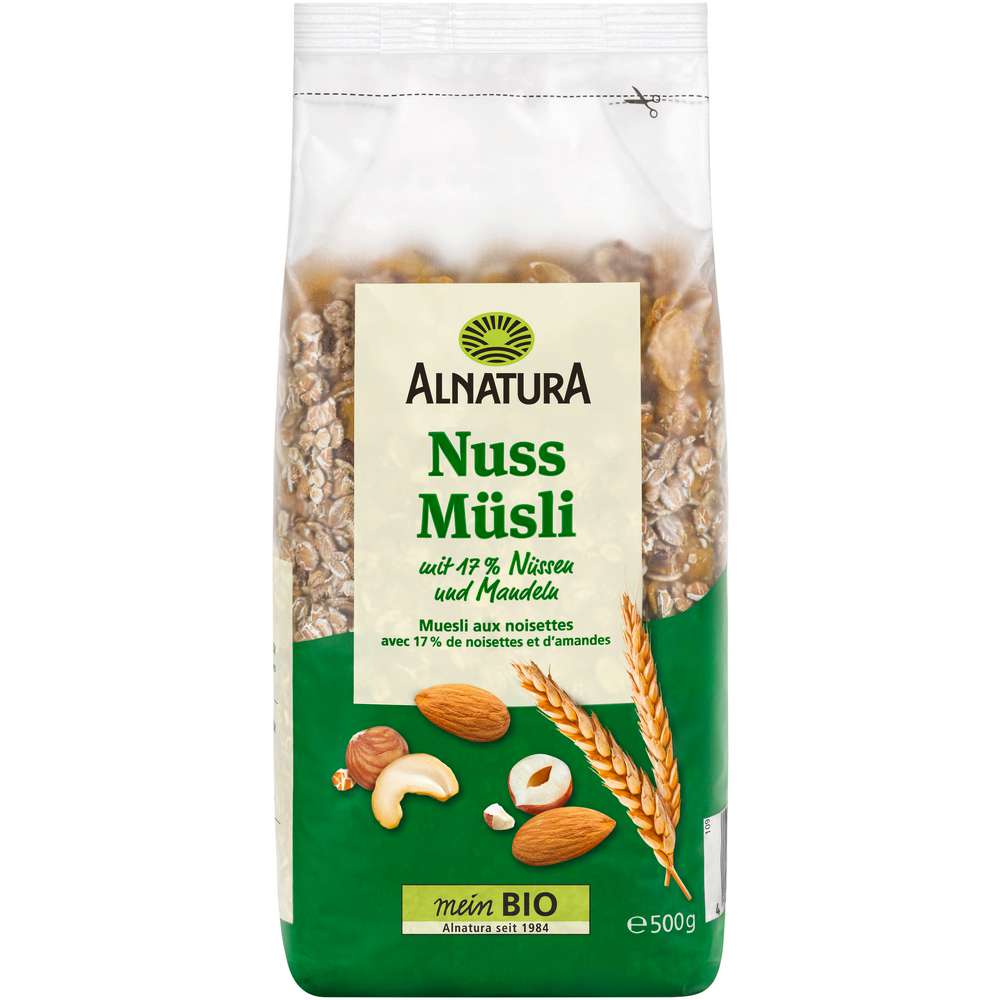 Produktabbildung Alnatura Bio Müsli, Nuss