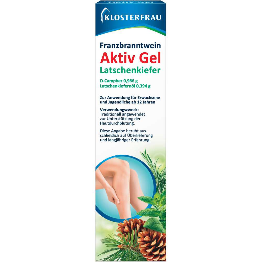Produktabbildung Klosterfrau Franzbranntwein Gel Latschenkiefer