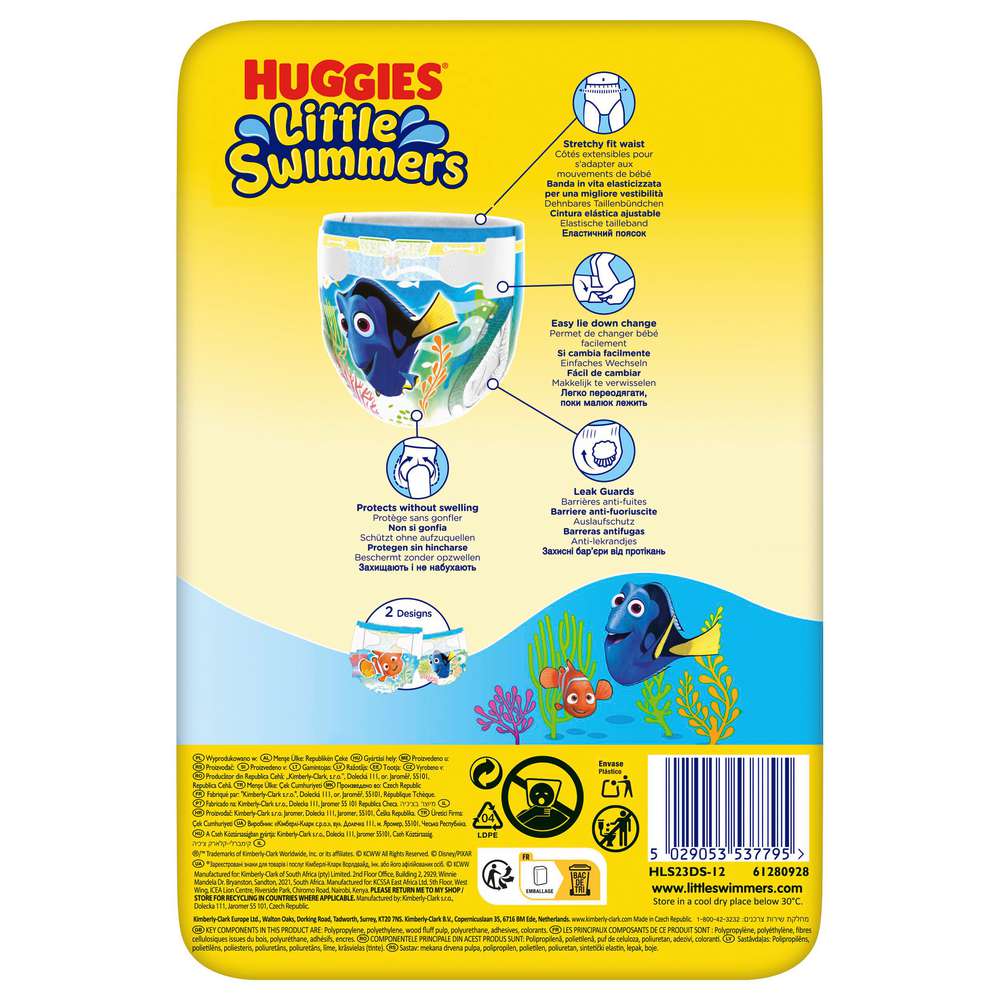 Produktabbildung Huggies Schwimmwindeln Swim Pants, Gr. 2-3, 3-8kg