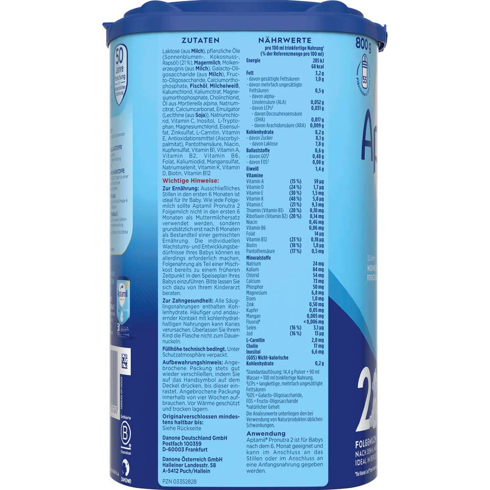 Produktabbildung Aptamil Folgemilch, 2