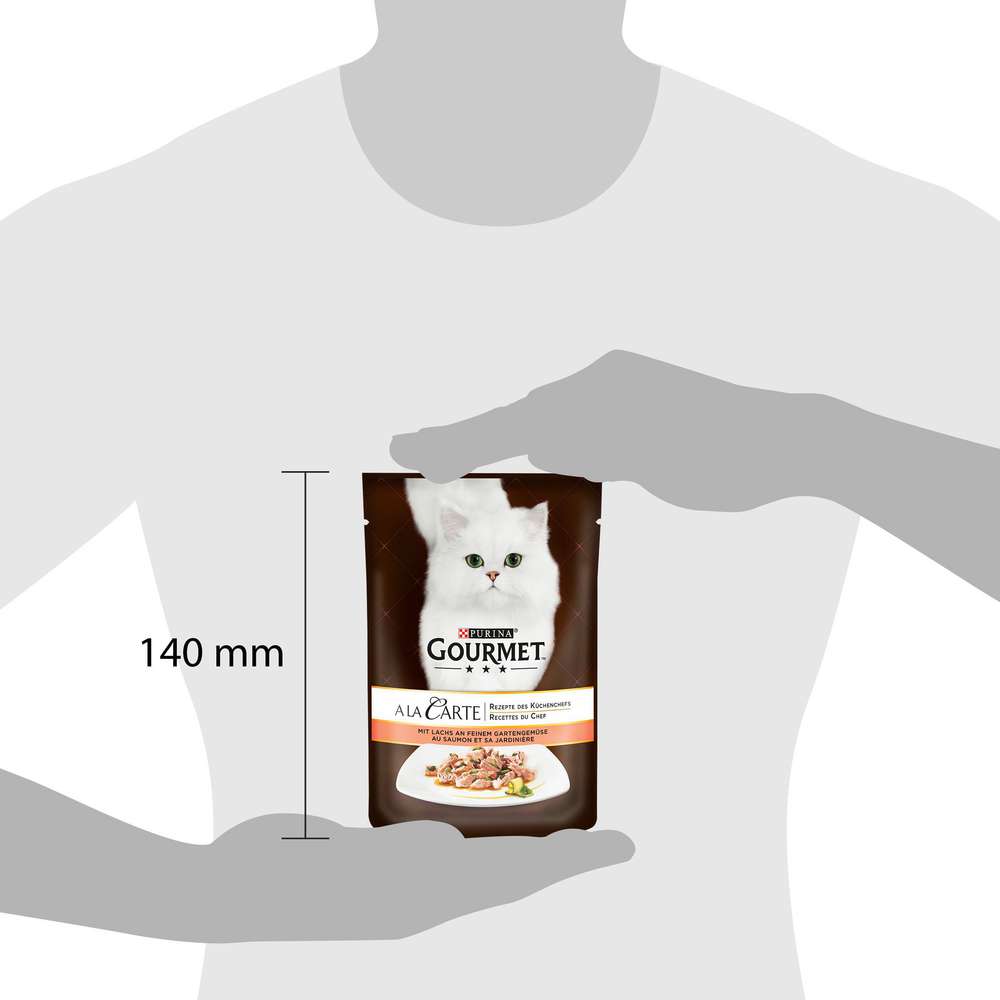 Produktabbildung Purina Katzen-Nassfutter Gourmet A la Carte, Lachs
