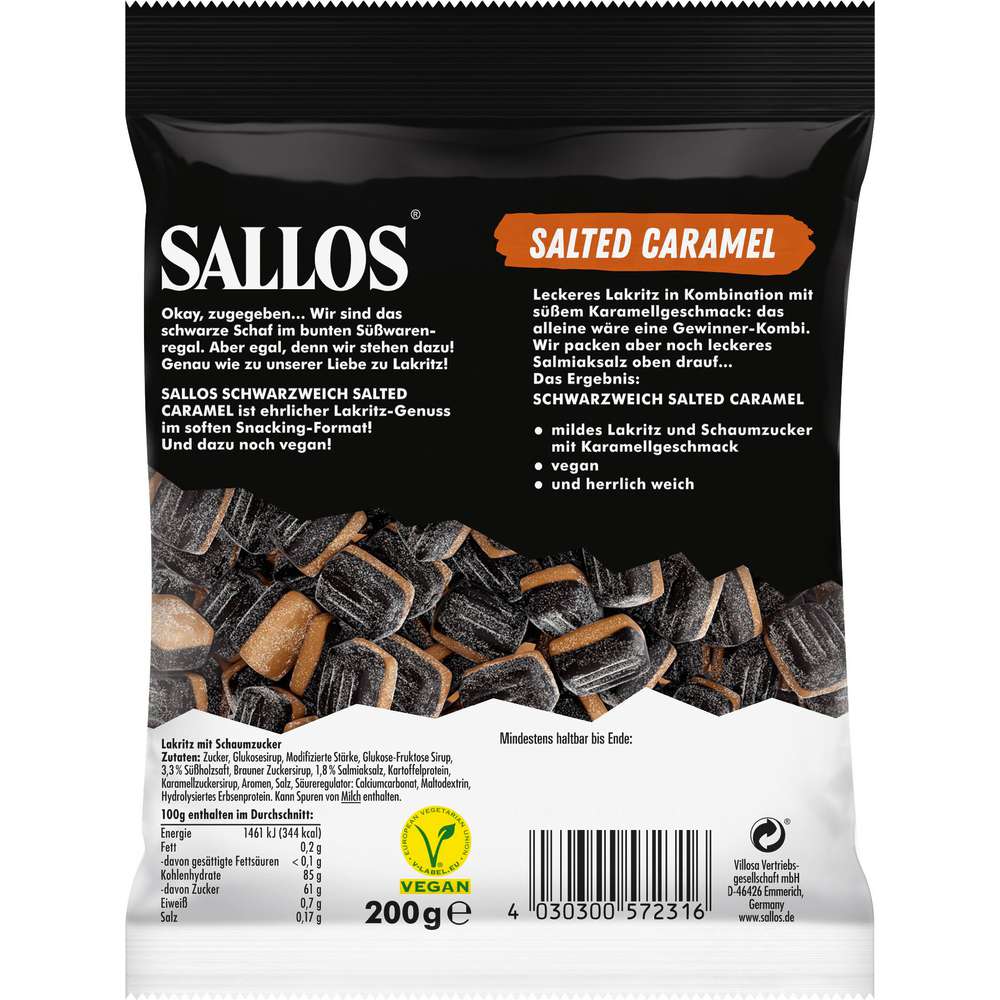 Produktabbildung Sallos Schwarzweich, Salted Caramel