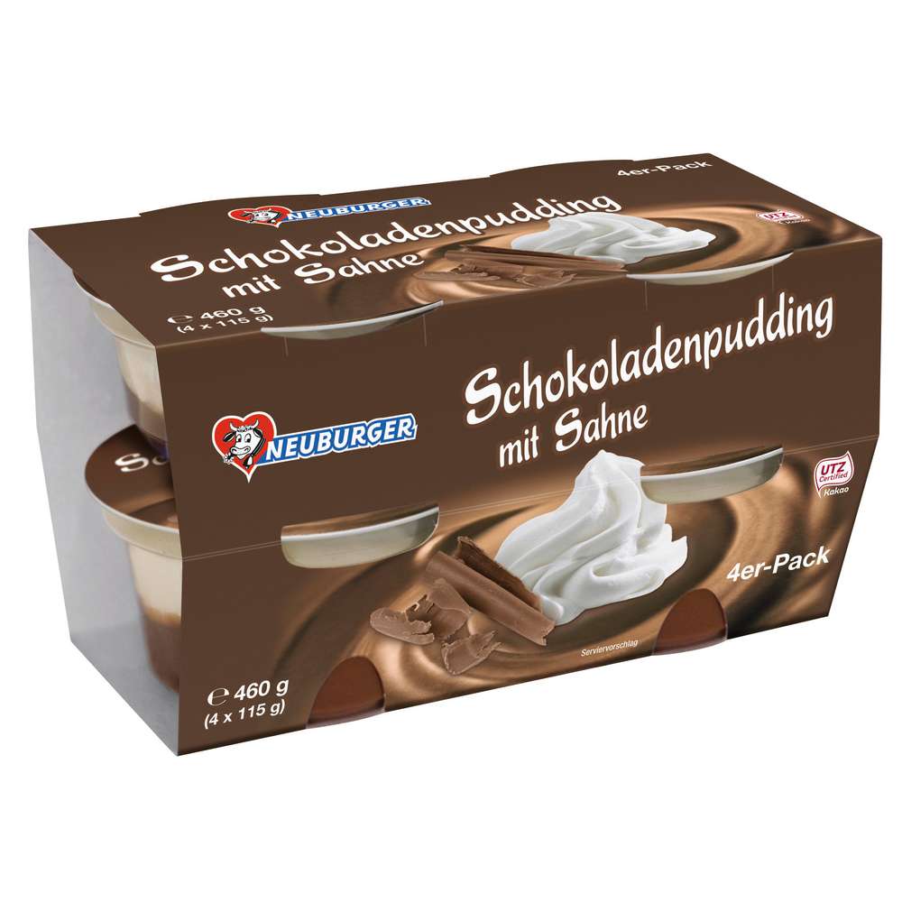 Produktabbildung Neuburger Schoko-Pudding mit Sahne
