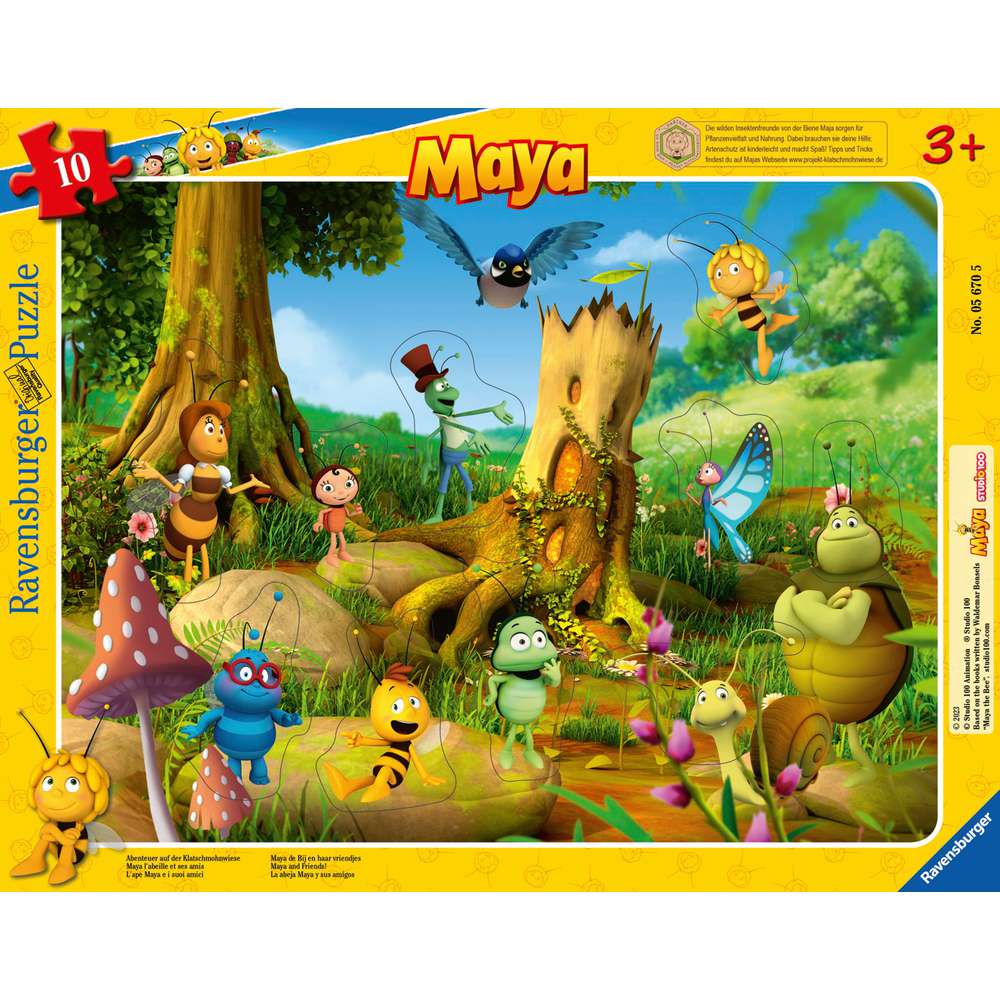 Produktabbildung Ravensburger Puzzle Maya, Abenteuer auf der Klatschmohnwiese