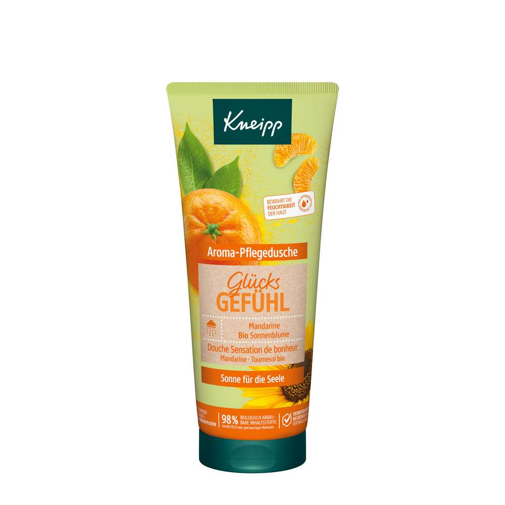 Produktabbildung Kneipp Aroma-Pflegedusche Glücksgefühl, Mandarine-Bio Sonnenblume