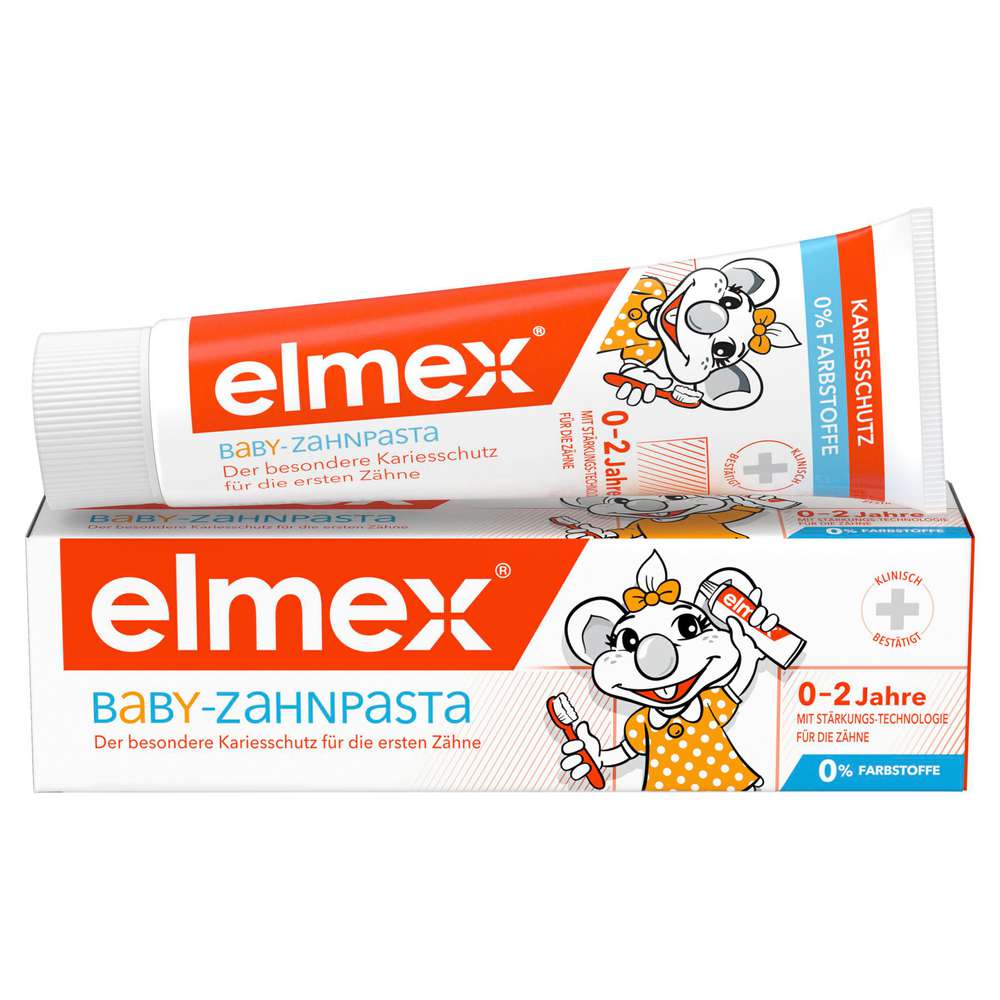 Produktabbildung elmex Baby-Zahnpasta, 0-2 Jahre