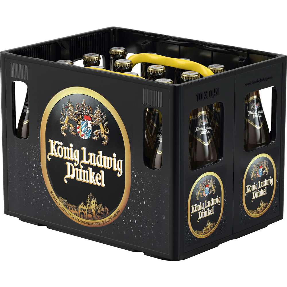 Produktabbildung König Ludwig Schwarzbier, 5,1 % (20x 0,500 Liter)