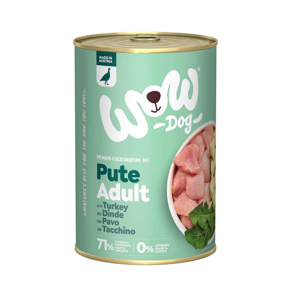 Produktabbildung WoW Hunde-Nassfutter, Pute