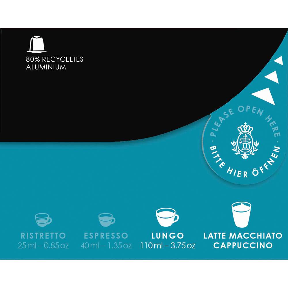 Produktabbildung Dallmayr Kaffee Kapseln Capsa, Lungo Azzurro