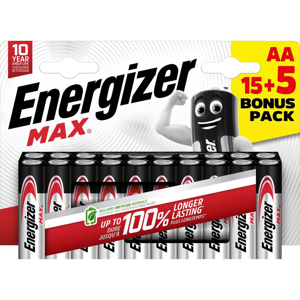 Produktabbildung Energizer Batterie AA Mignon, Maxi Pack