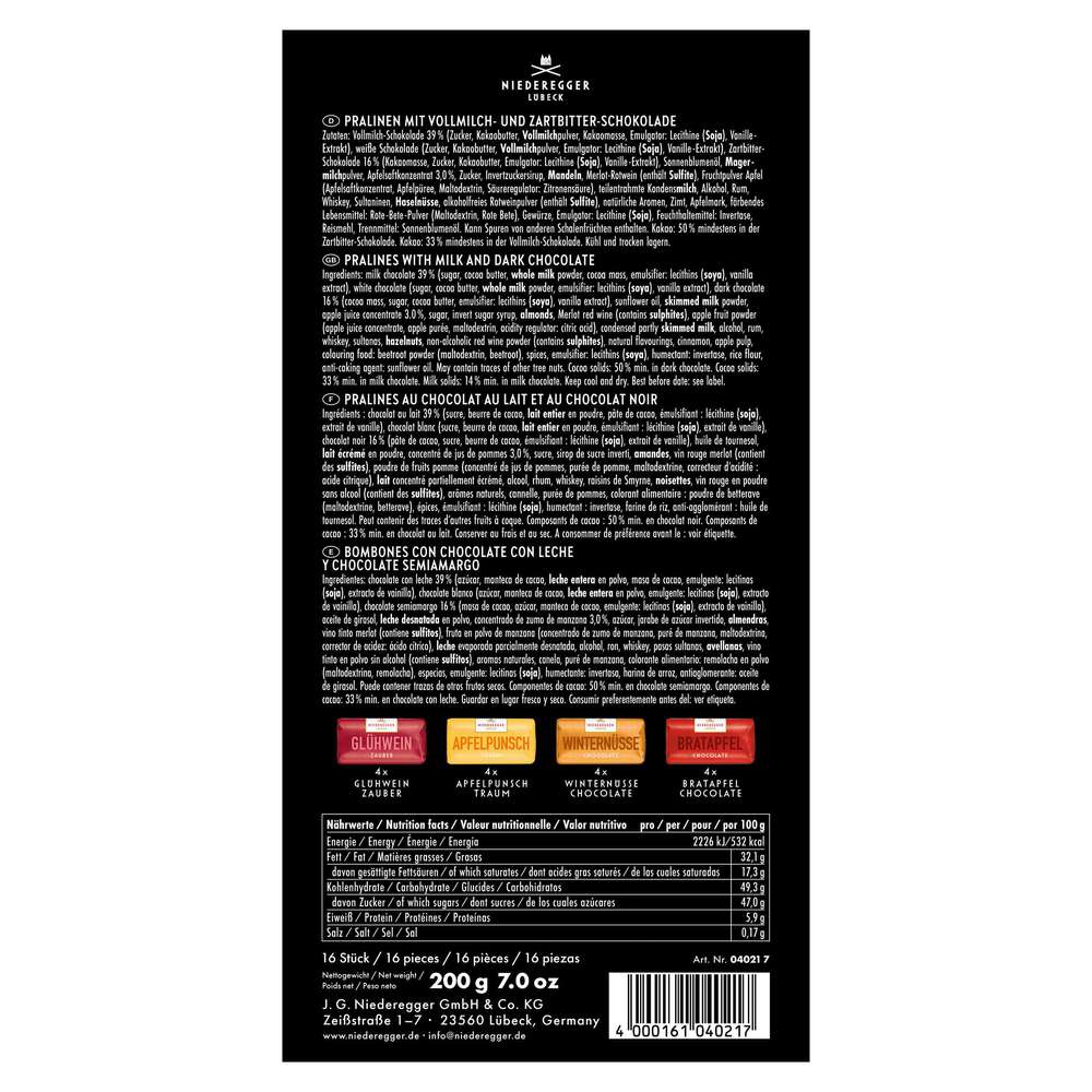 Produktabbildung Niederegger Pralinen Klassiker
