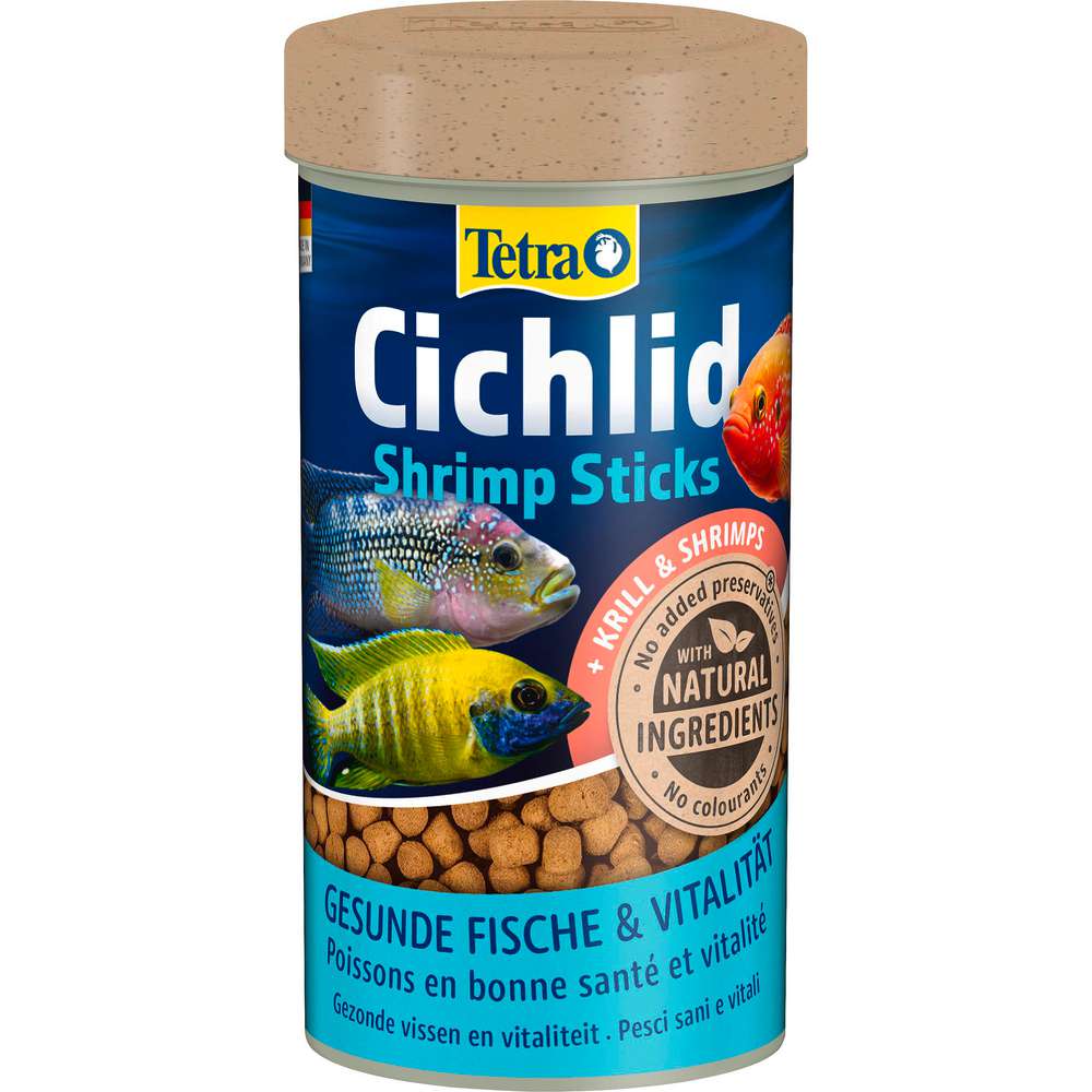 Produktabbildung Tetra Fisch-Futter Cichild Shrimp Sticks