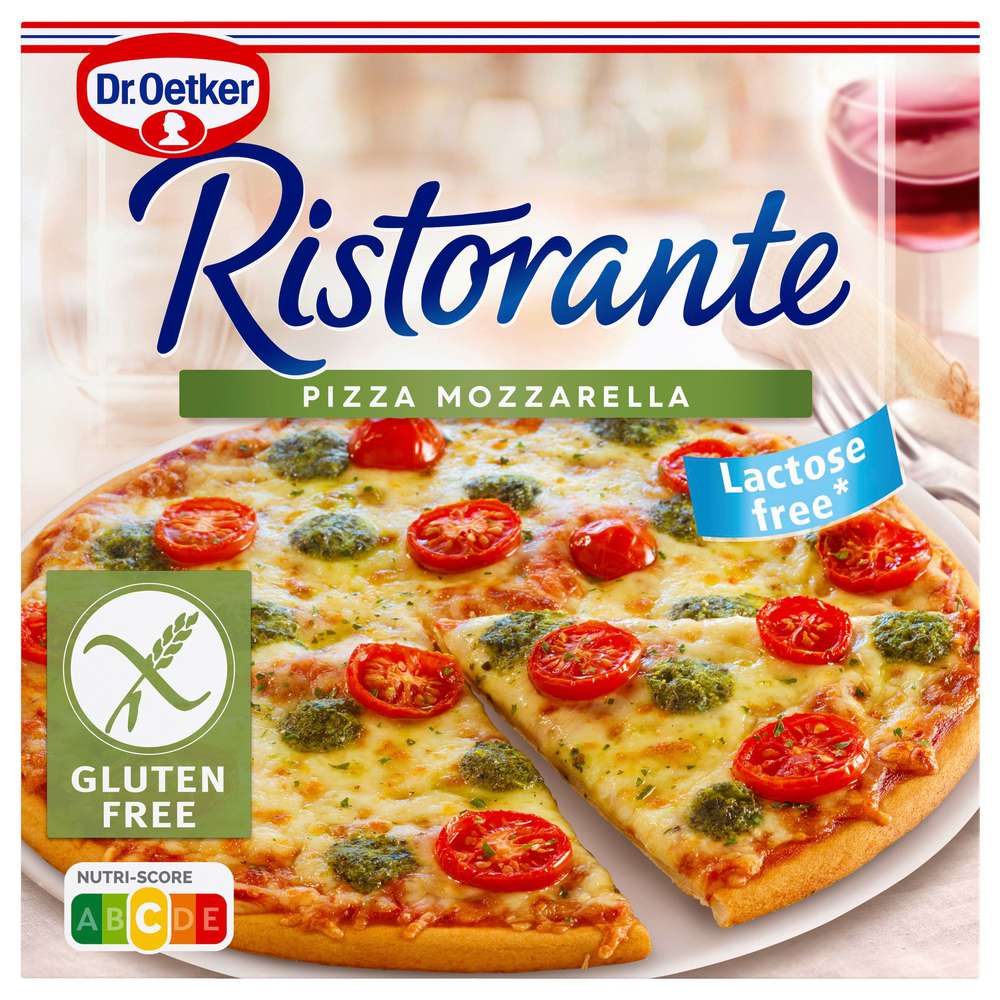 Produktabbildung Dr. Oetker Pizza Ristorante Mozzarella, tiefgekühlt, glutenfrei