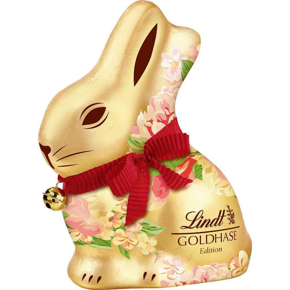 Produktabbildung Lindt Schoko-Hase, Blumen Edition