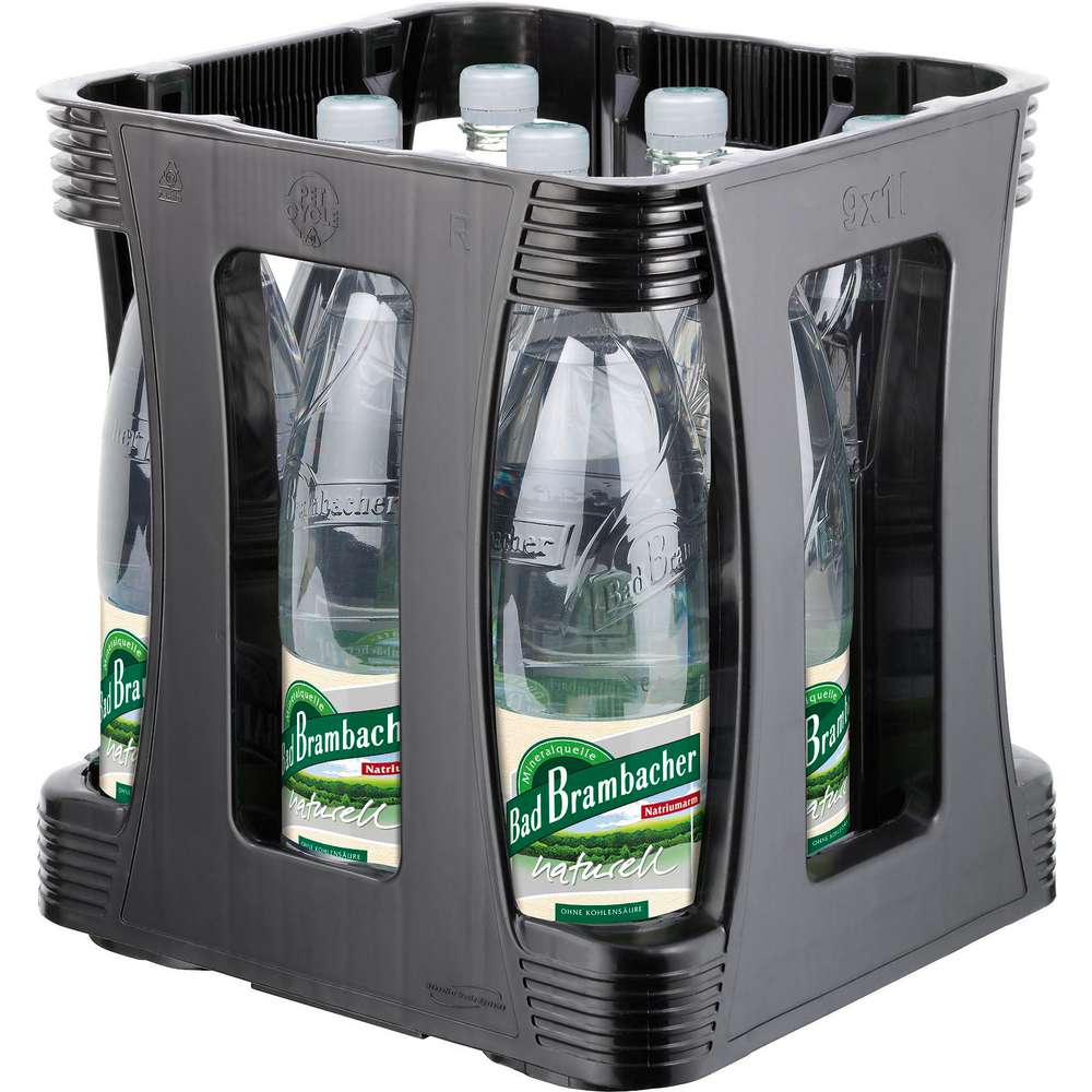 Produktabbildung Bad Brambacher Mineralwasser, Naturell (9x 1,000 Liter)