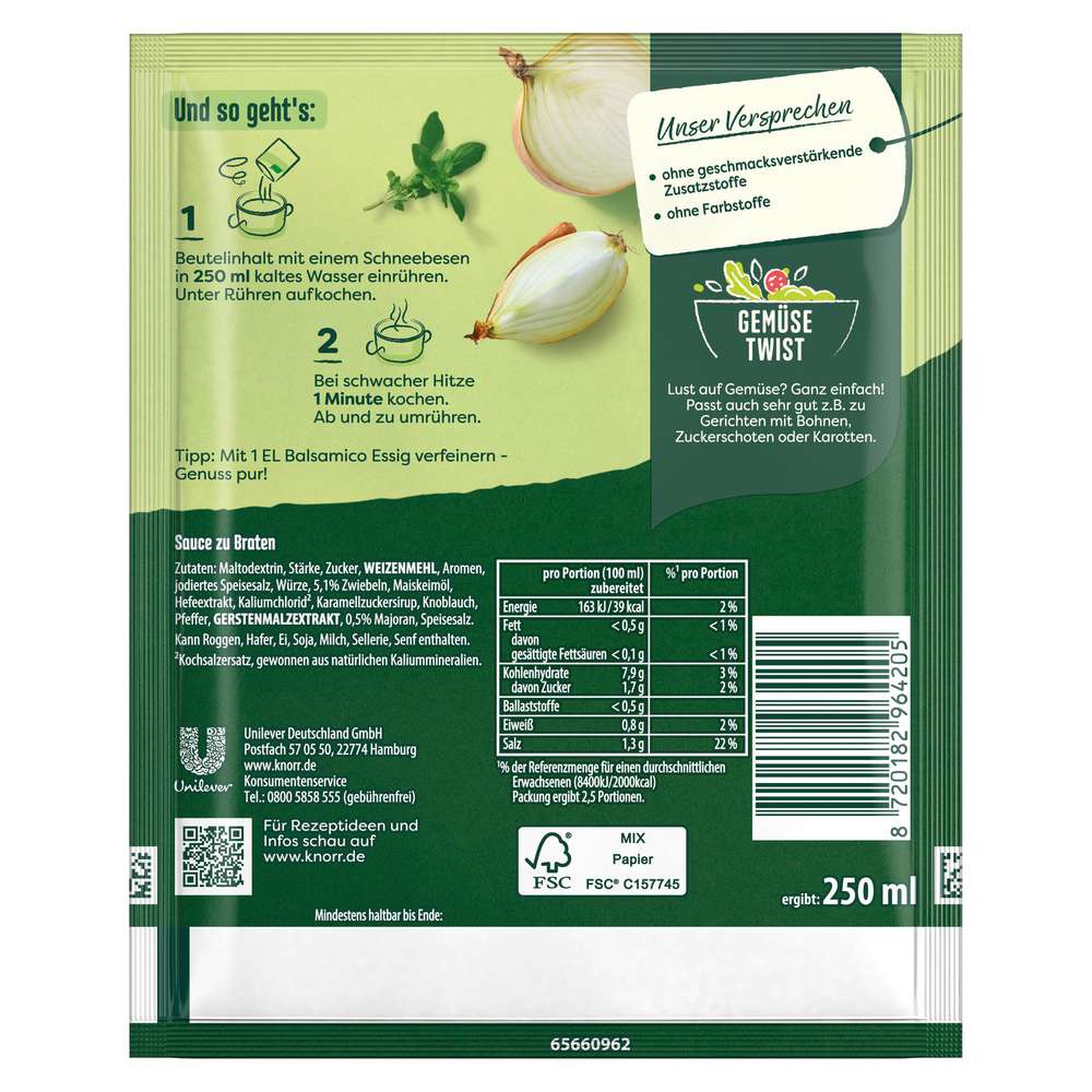 Produktabbildung Knorr Sauce zum Braten