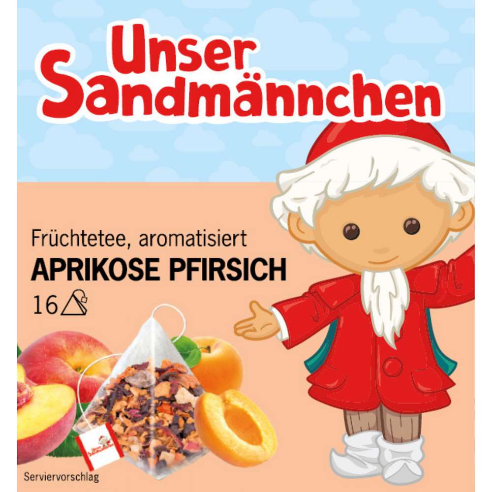 Produktabbildung Unser Sandmännchen Früchtetee Aprikose Pfirsich