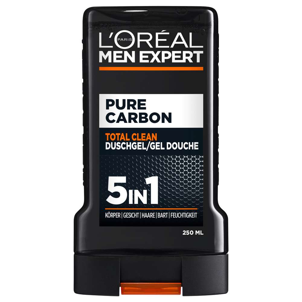 Produktabbildung L'Oreal Paris Duschgel Pure Carbon, 5in1