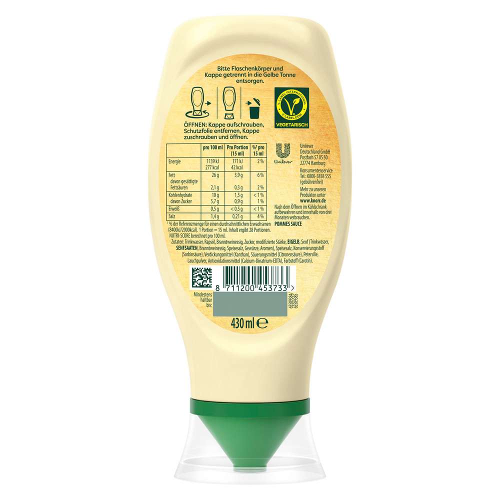 Produktabbildung Knorr Pommes Sauce