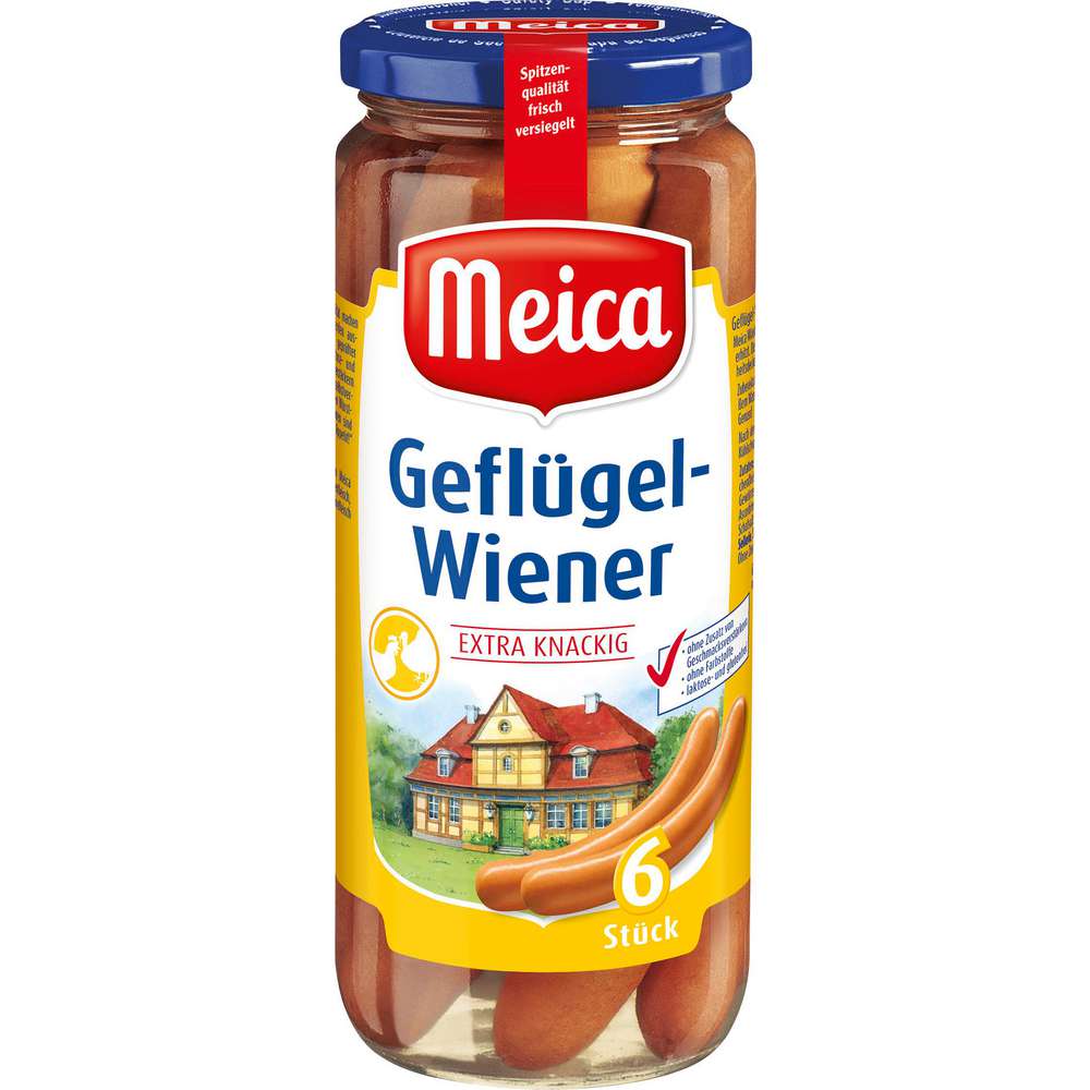 Produktabbildung Meica Würstchen, Geflügel