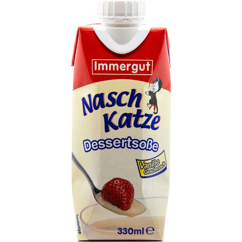 Produktabbildung Immergut Dessertsoße Naschkatze, Vanille