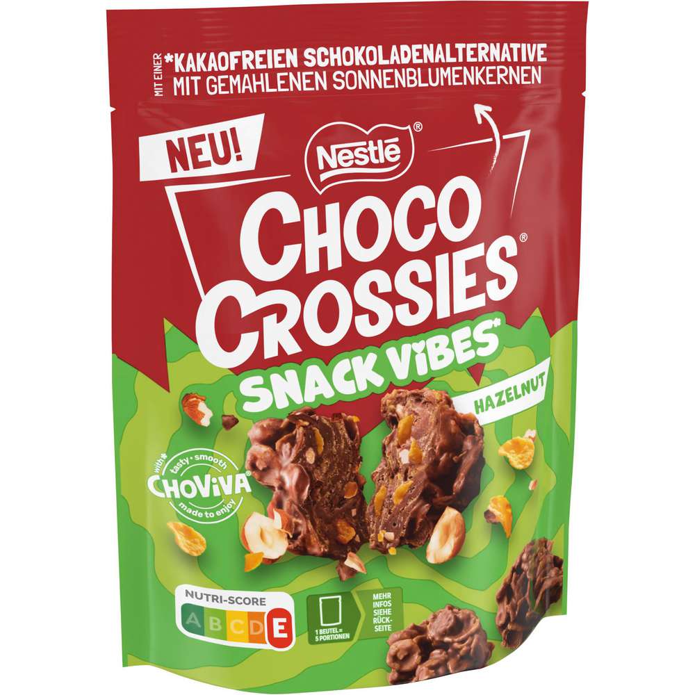 Produktabbildung Nestle Choco Crossies Snack Vibes, Haselnuss