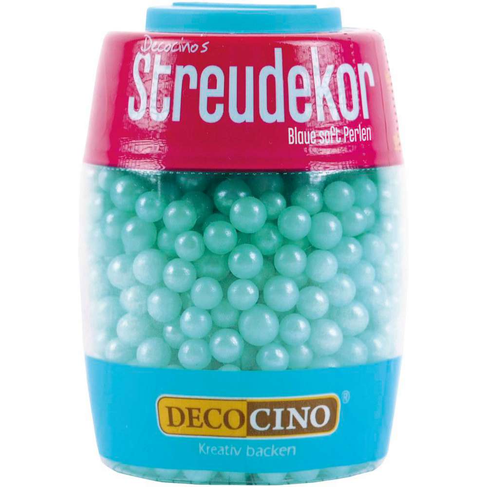 Produktabbildung Decocino Zuckerstreusel, Blaue soft Perlen