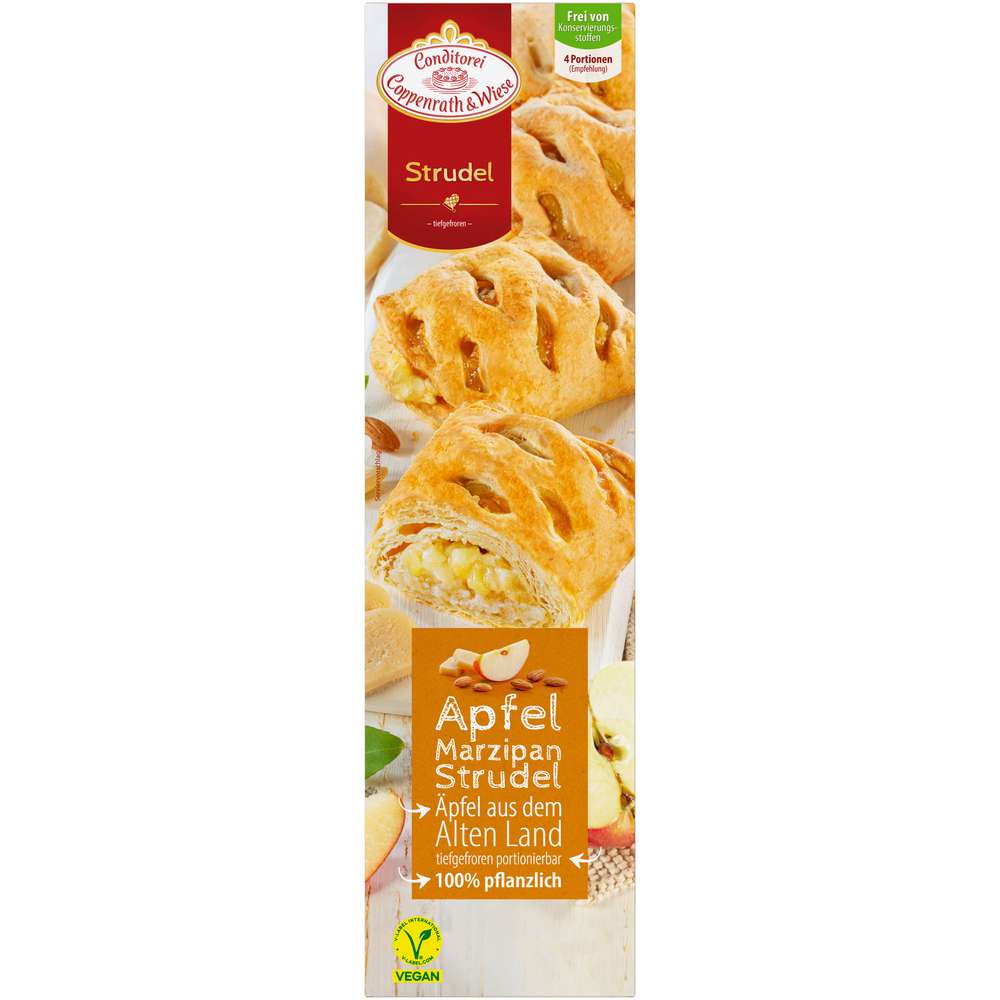 Produktabbildung Conditorei Coppenrath & Wiese Apfelstrudel mit Marzipan