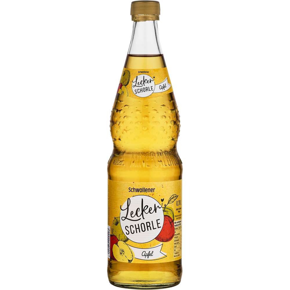 Produktabbildung Schwollener Apfelschorle. 55 % Fruchtgehalt
