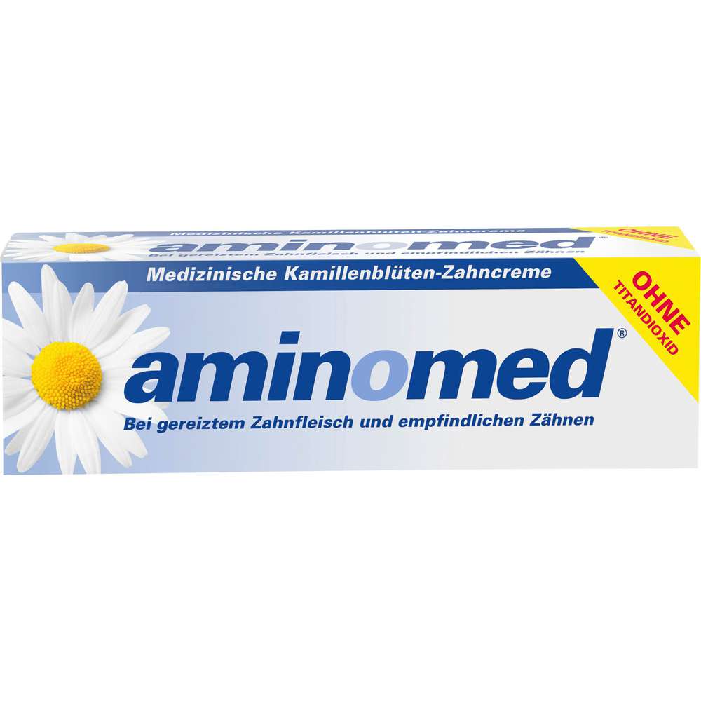 Produktabbildung Aminomed Zahncreme, Kamillenblüte